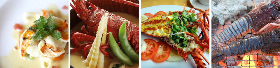 伊勢海老のお料理